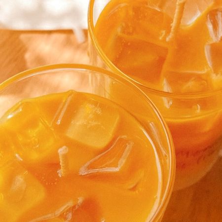 Handmade Soy Wax Mango Latte Scented Candle